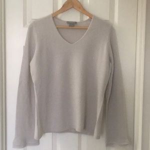 Ann Taylor V-Neck Cashmere Sweater